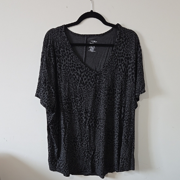 George Leopard Print 4X T-shirt - Picture 1 of 6